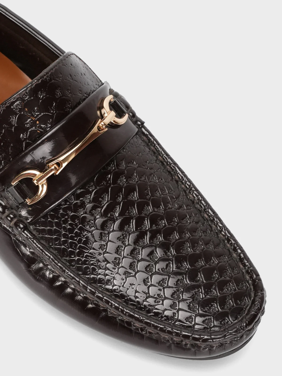 Men's "ZURIJAN" Leather Mocs Slip Ons Shoes - Image 4