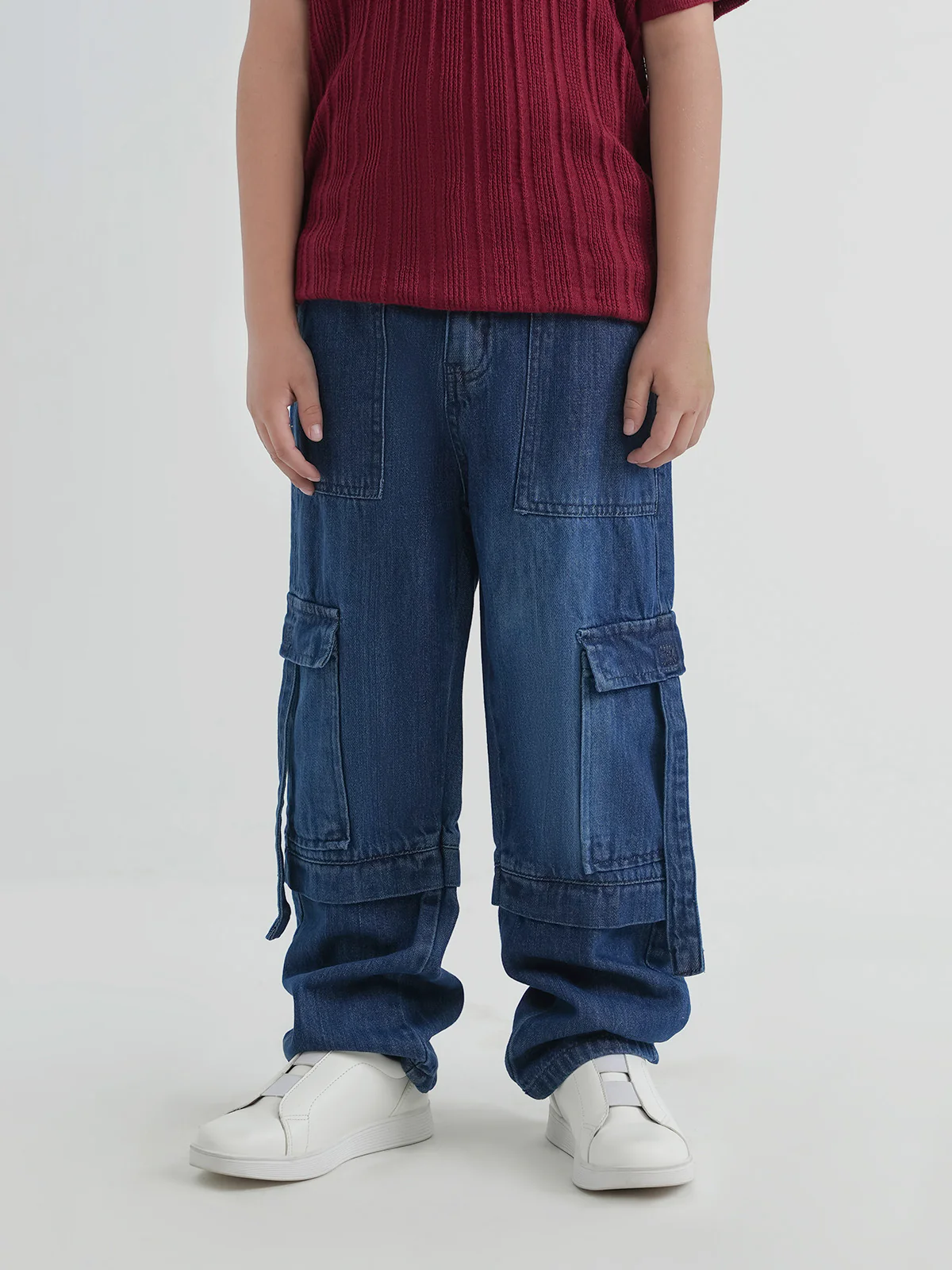 "MONTE" Cargo Fit Denim Pant - Image 2