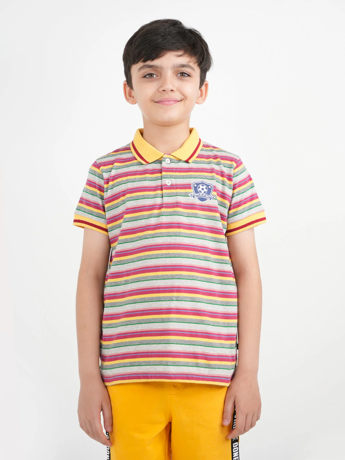 "MOSI" Kids Casual Summer Polo Shirt - Image 3
