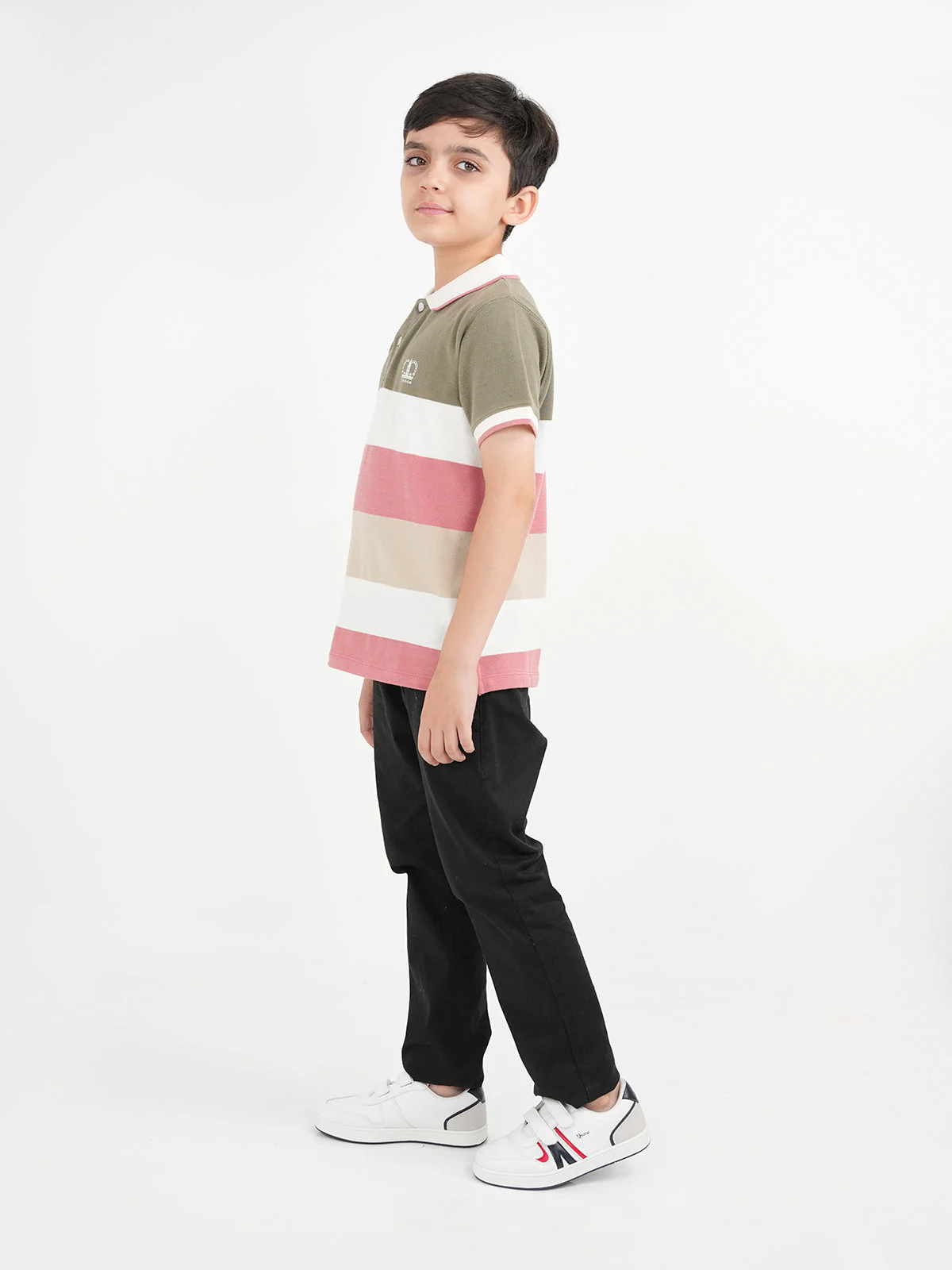 "MWENYE" Kids Casual Summer Polo Tee Shirt - Image 2