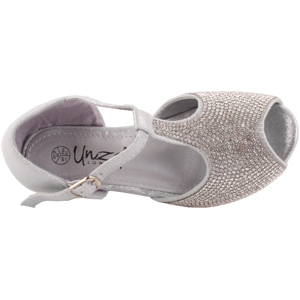 New " chase" rhinestone embellished open toe sandals - Image 4
