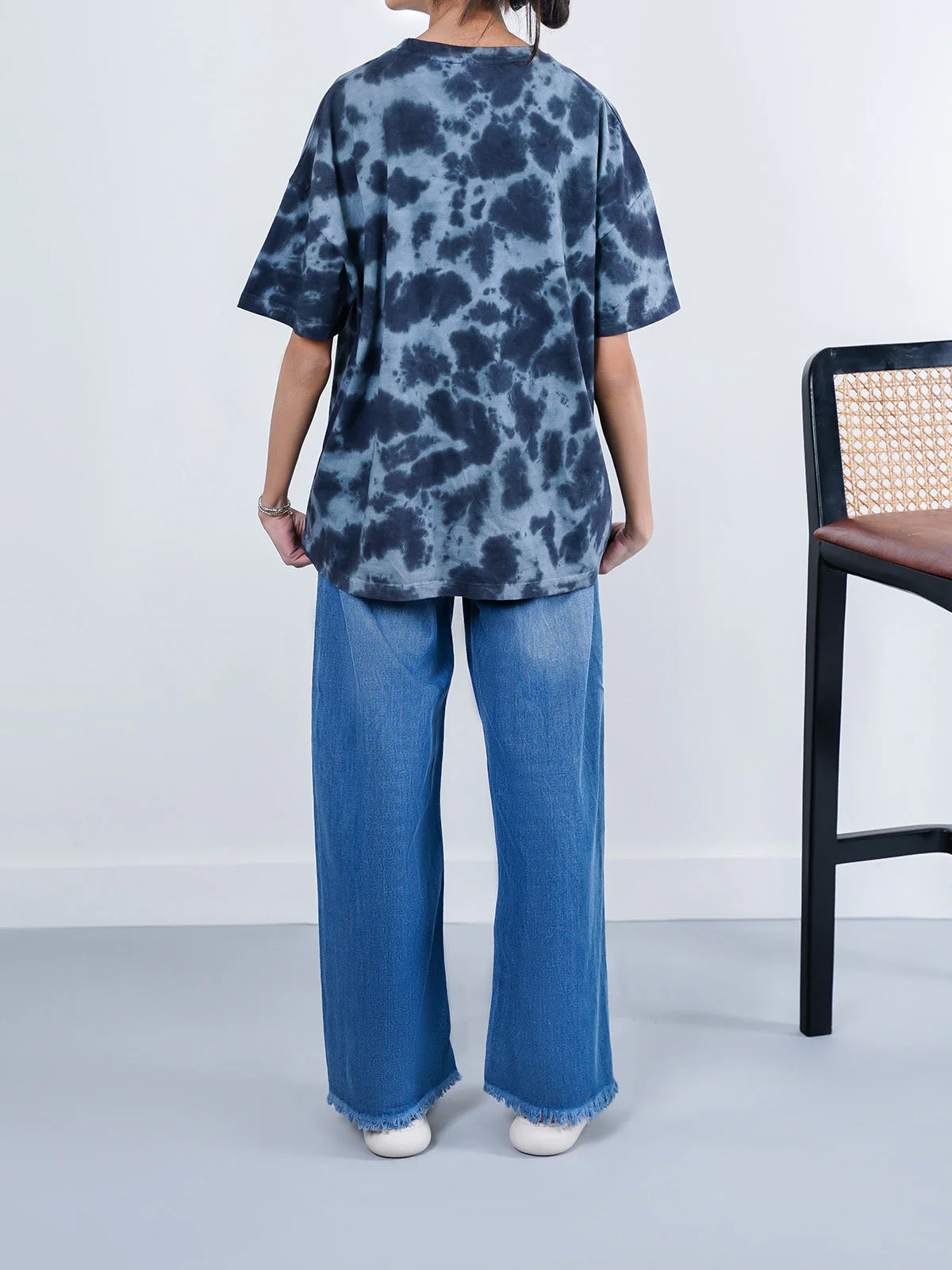 "NIRAV" Durable Plazo Fit Denim Pant - Image 4