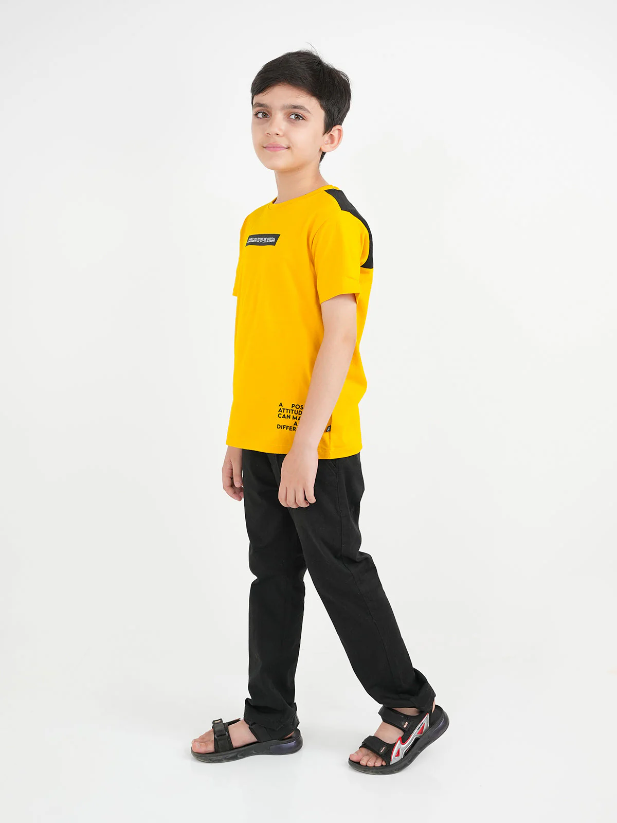 "OBA" Kids Casual Summer Crewneck T-Shirt - Image 2