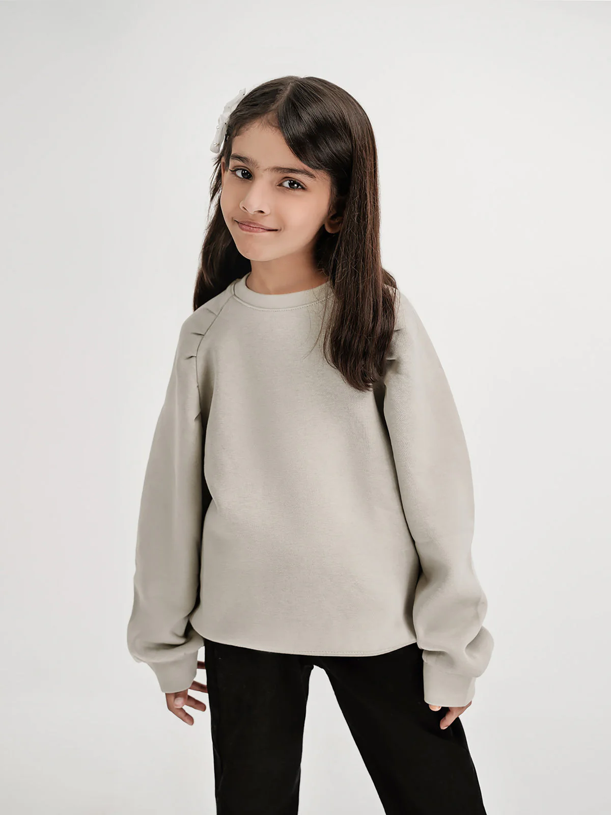 "PEAKY" Trendy Fleece Sweatshirt - Image 2