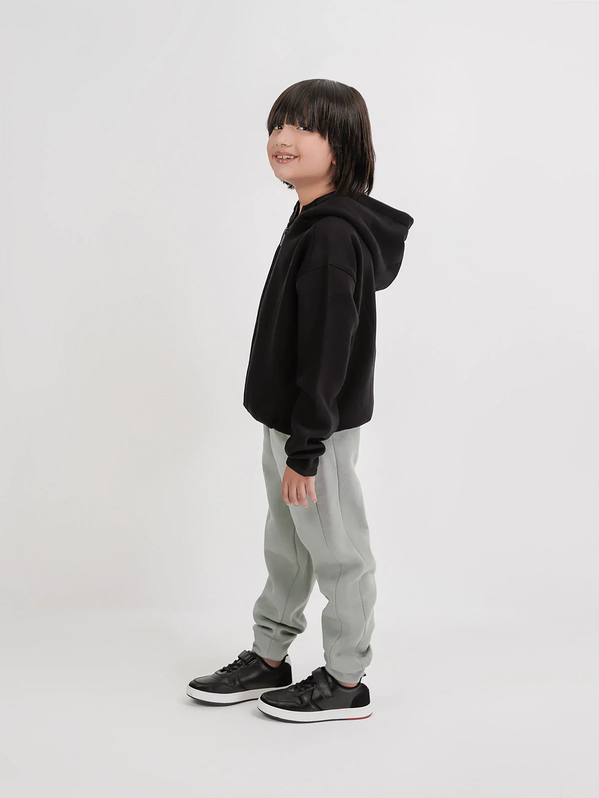 "REMEZ" Hoodie with Zip Closure - Image 3