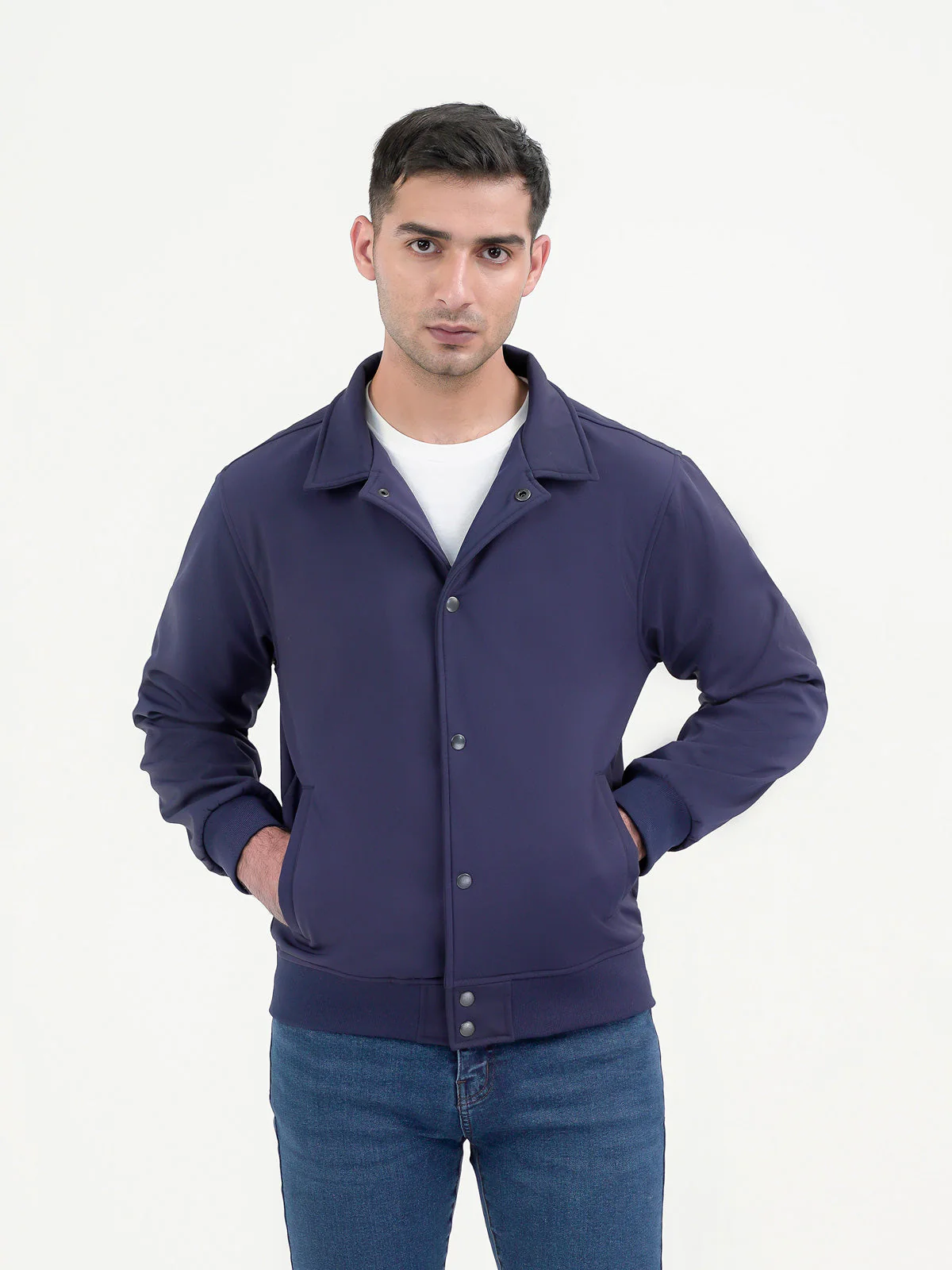 "SCEPTRUM" Bomber Button Up Jacket - Image 2