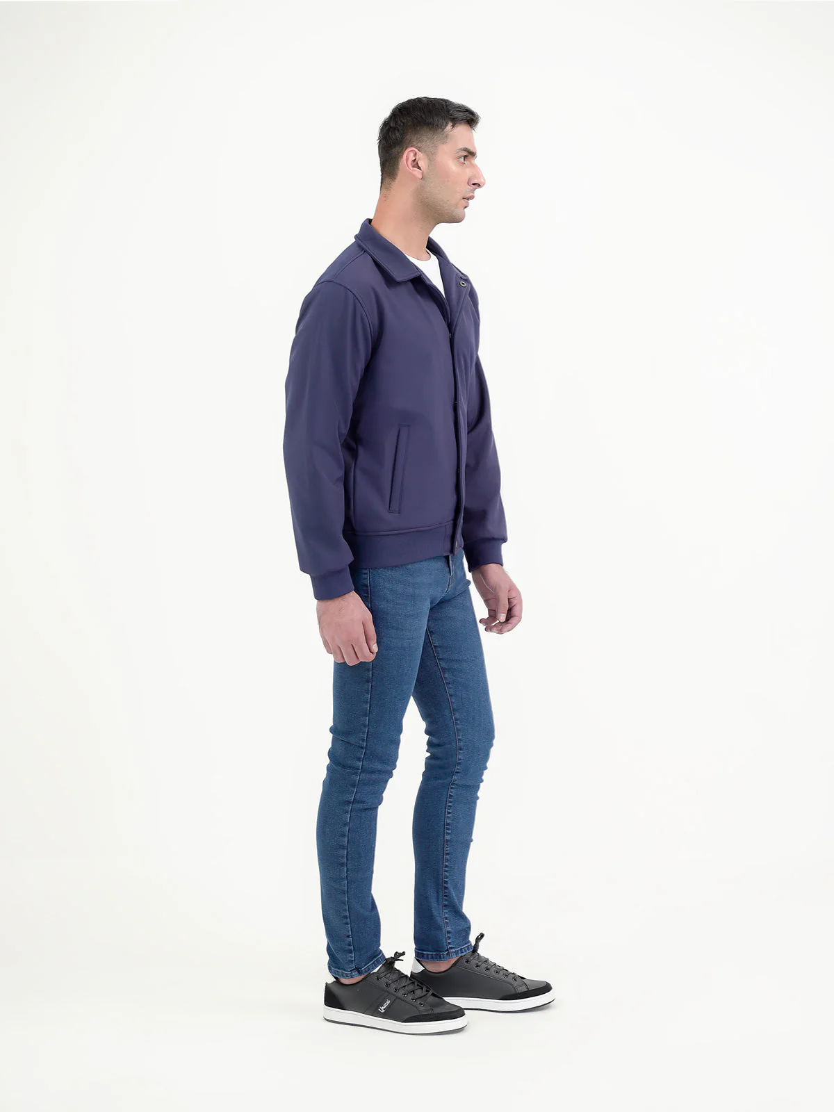 "SCEPTRUM" Bomber Button Up Jacket - Image 3