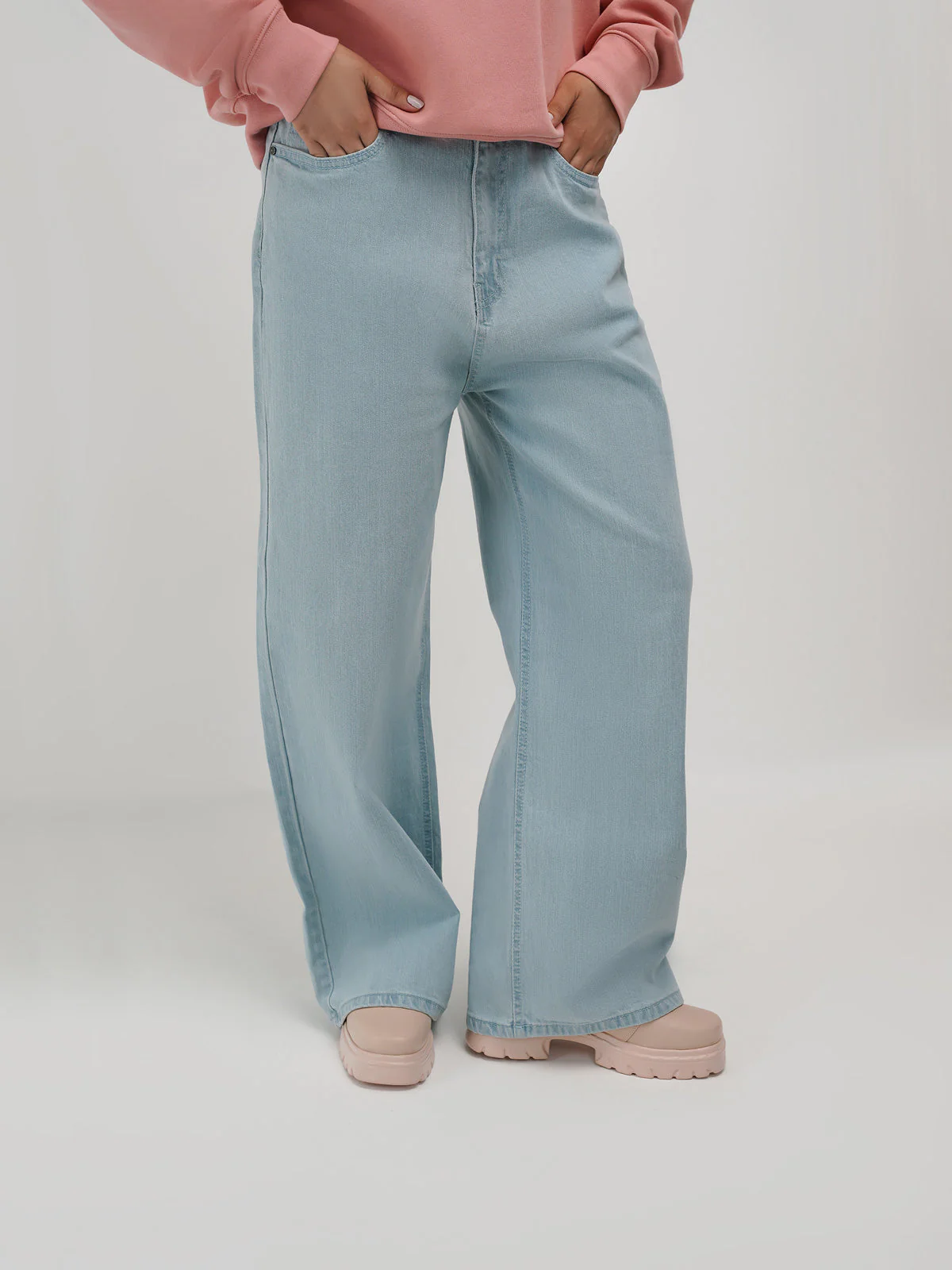 "SCORPIUS" Wide Leg Casual Denim Pant - Image 2