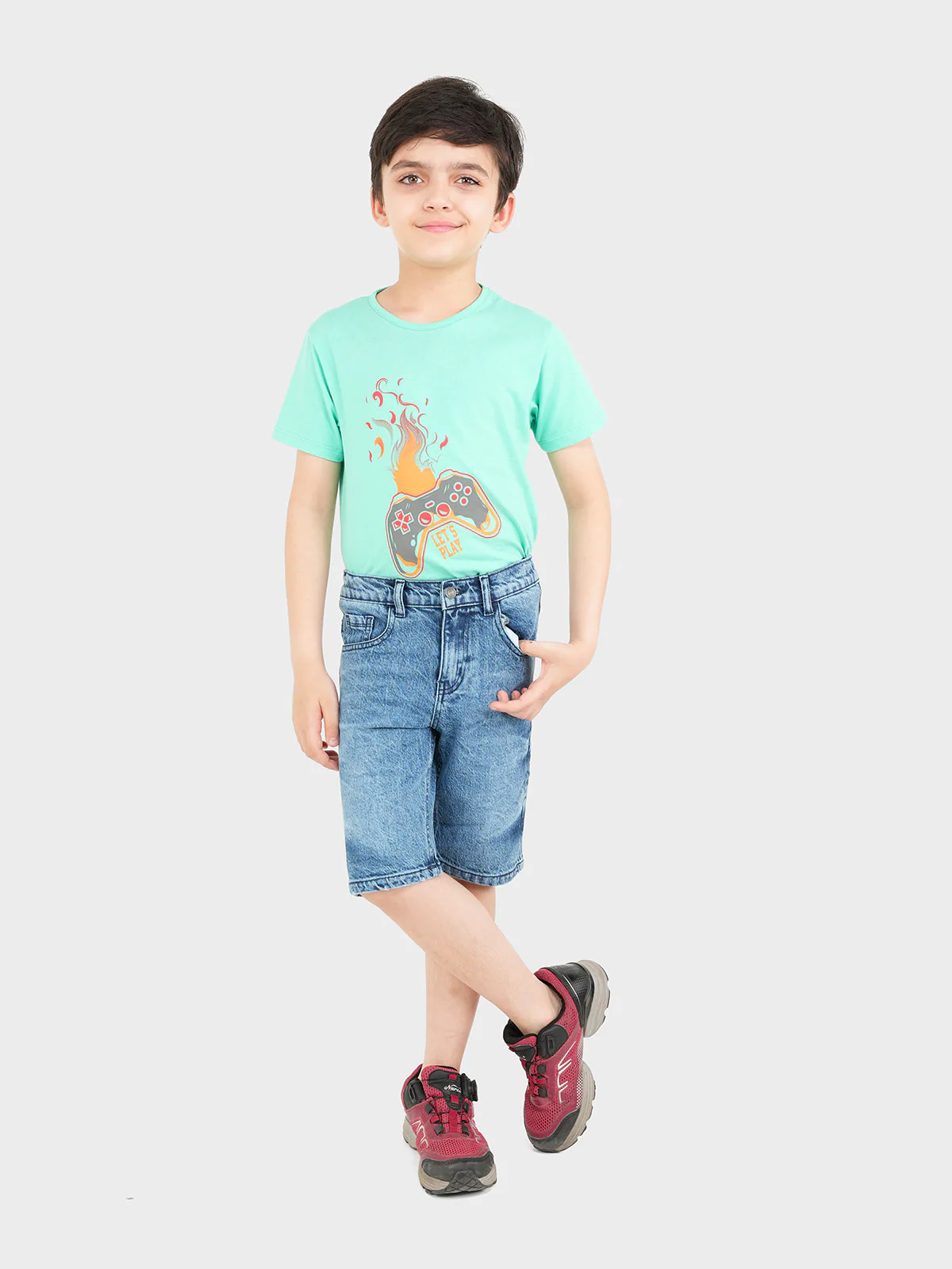 "SOKOL" Casual Denim Shorts - Image 2