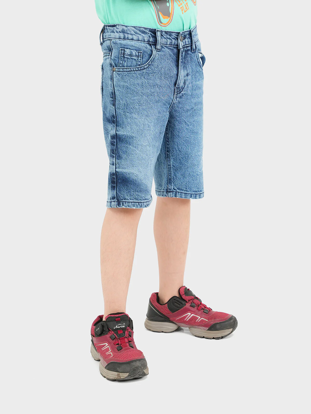 "SOKOL" Casual Denim Shorts - Image 3
