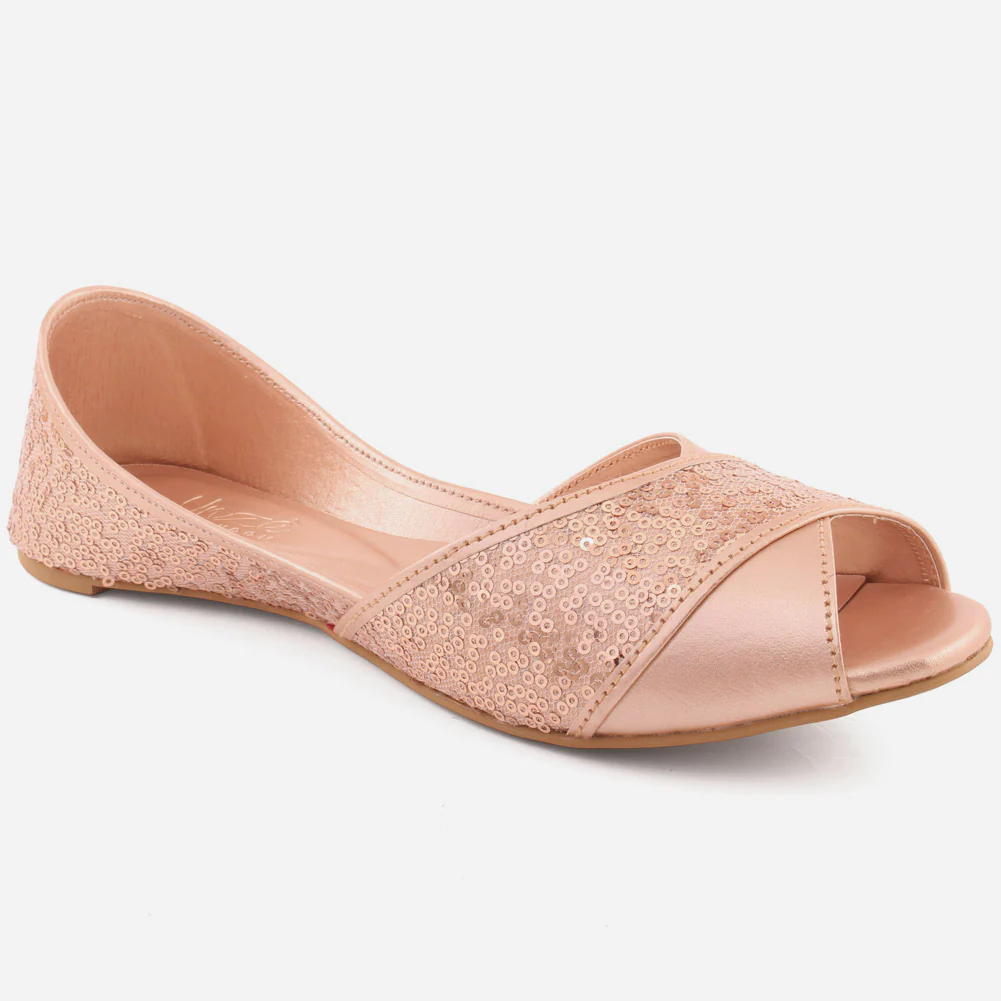 Women "ADE" Lightweight Peep Toe Khussa