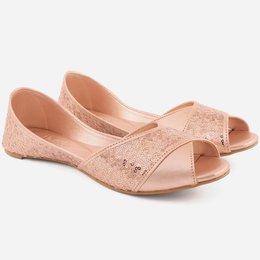 Women "ADE" Lightweight Peep Toe Khussa - Image 2