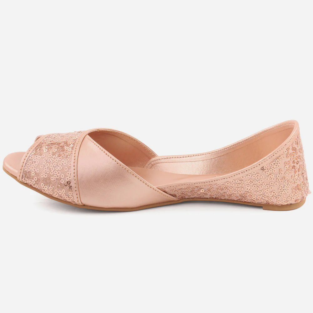 Women "ADE" Lightweight Peep Toe Khussa - Image 3