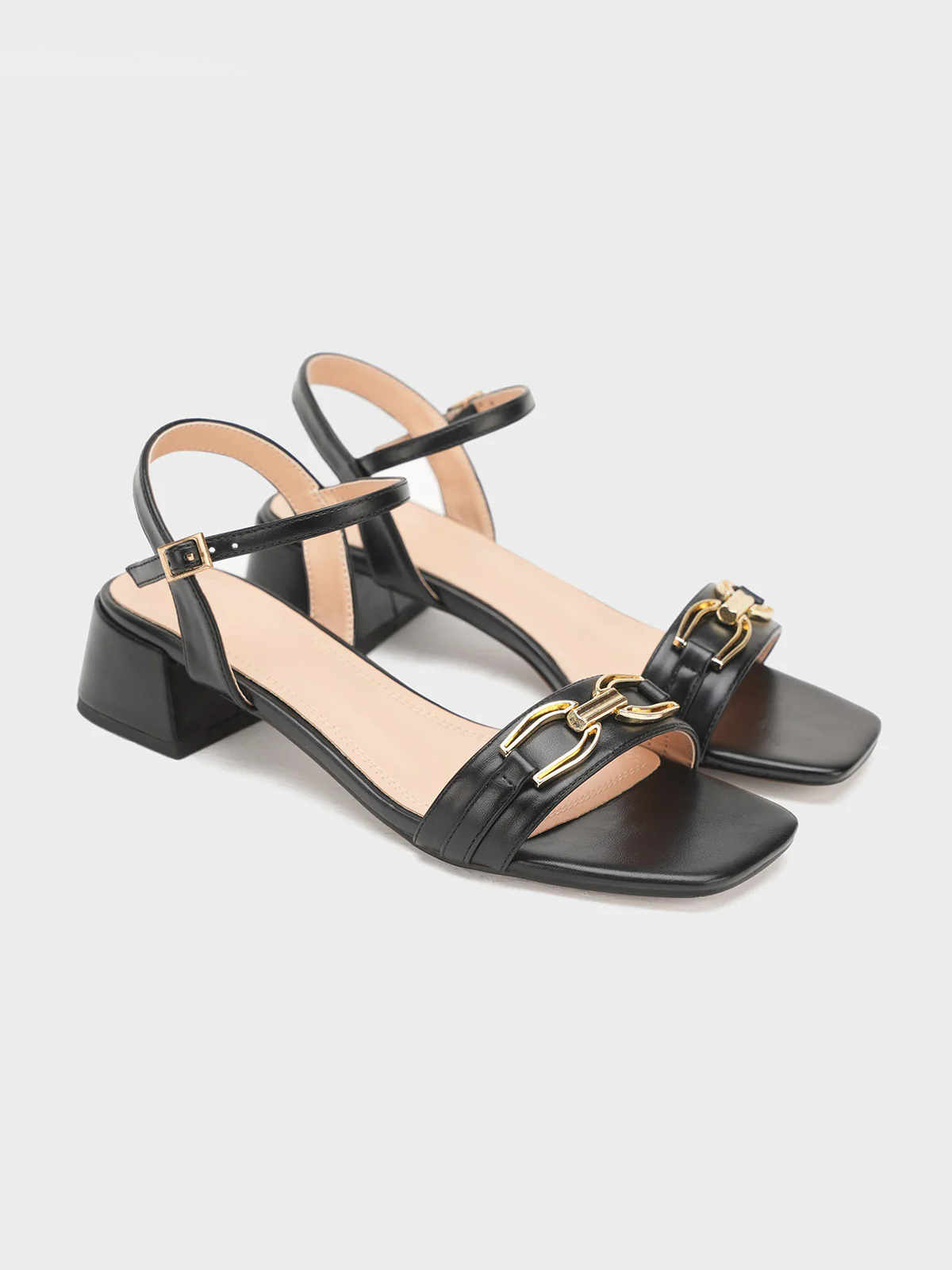 Women "AEXTER" Block Heel Buckle Sandals - Image 4