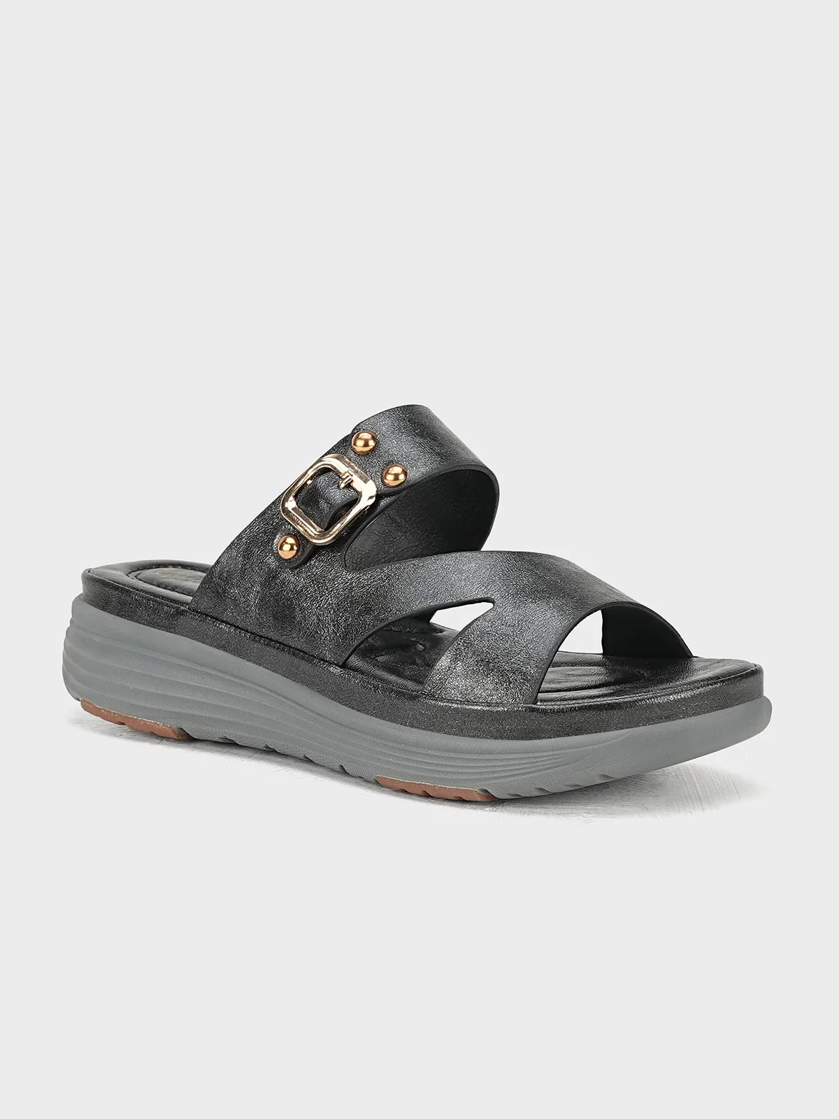 Women "AIDEHN" Wedge Slip On Slippers - Image 2