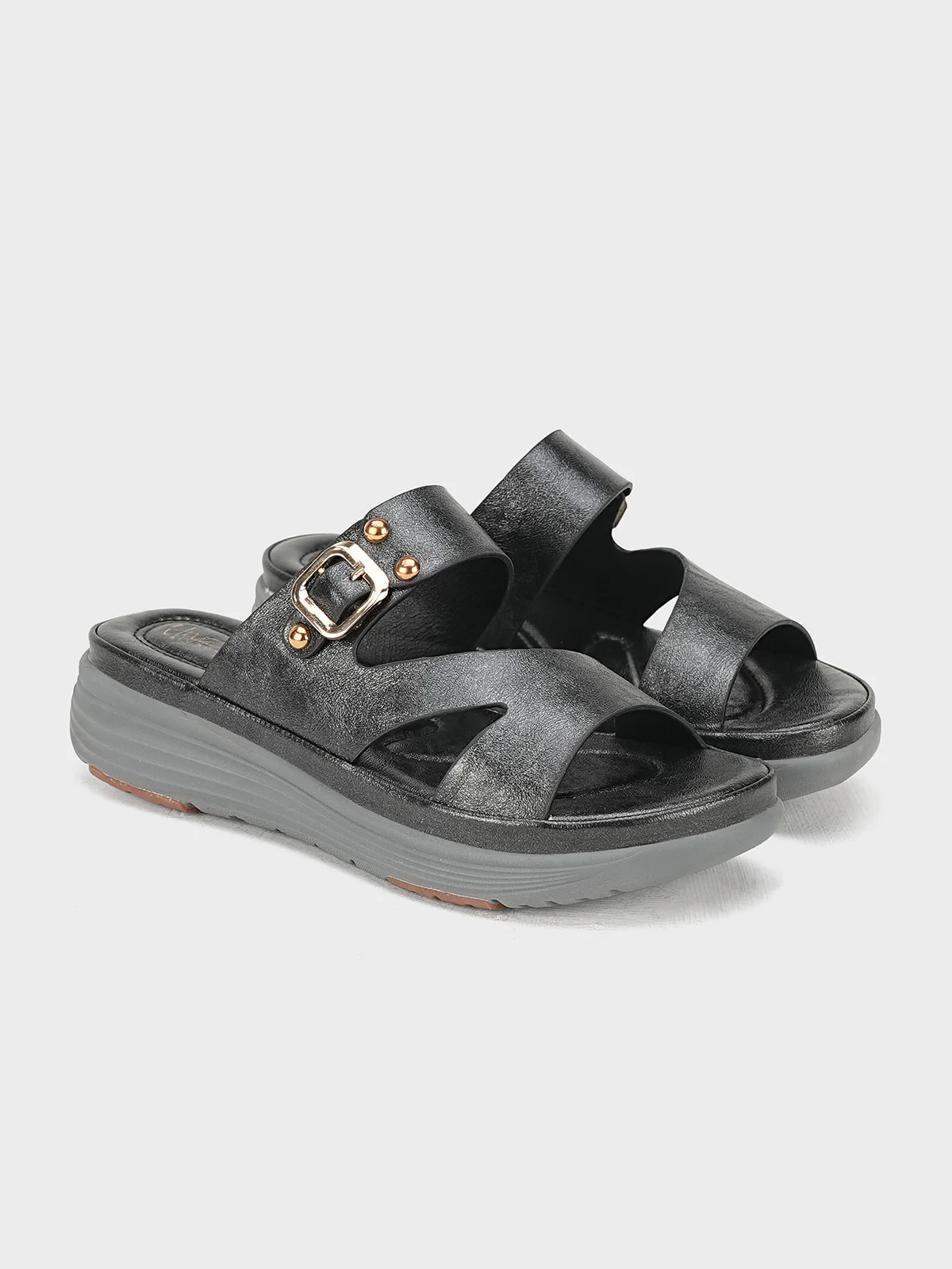 Women "AIDEHN" Wedge Slip On Slippers - Image 4