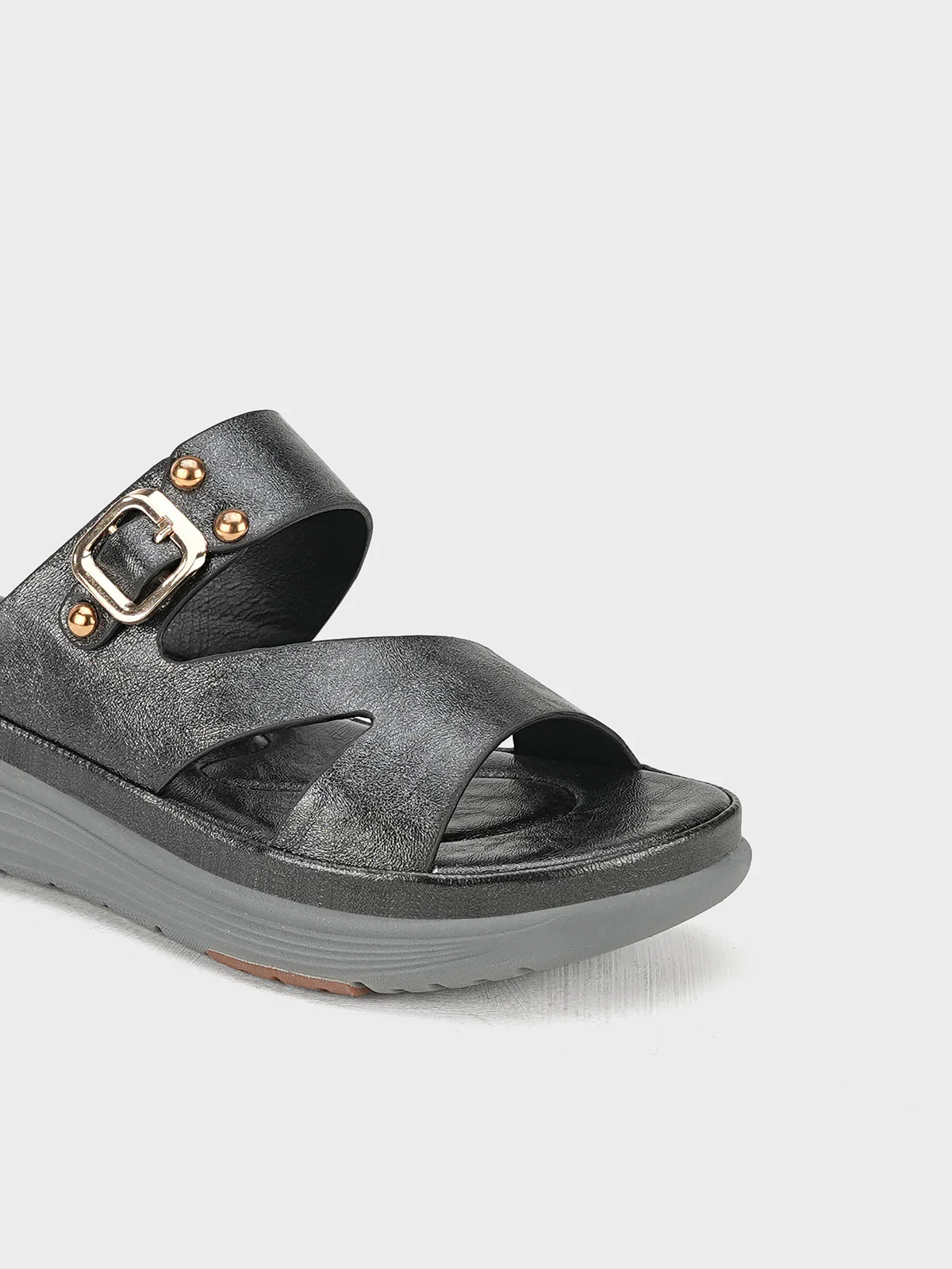 Women "AIDEHN" Wedge Slip On Slippers - Image 7