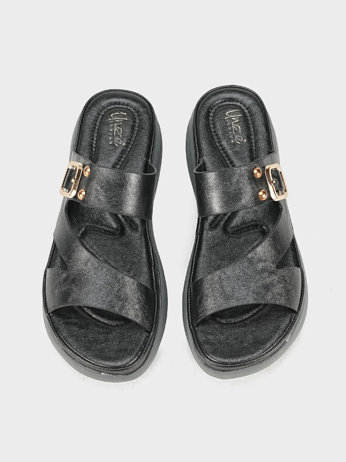 Women "AIDEHN" Wedge Slip On Slippers - Image 9