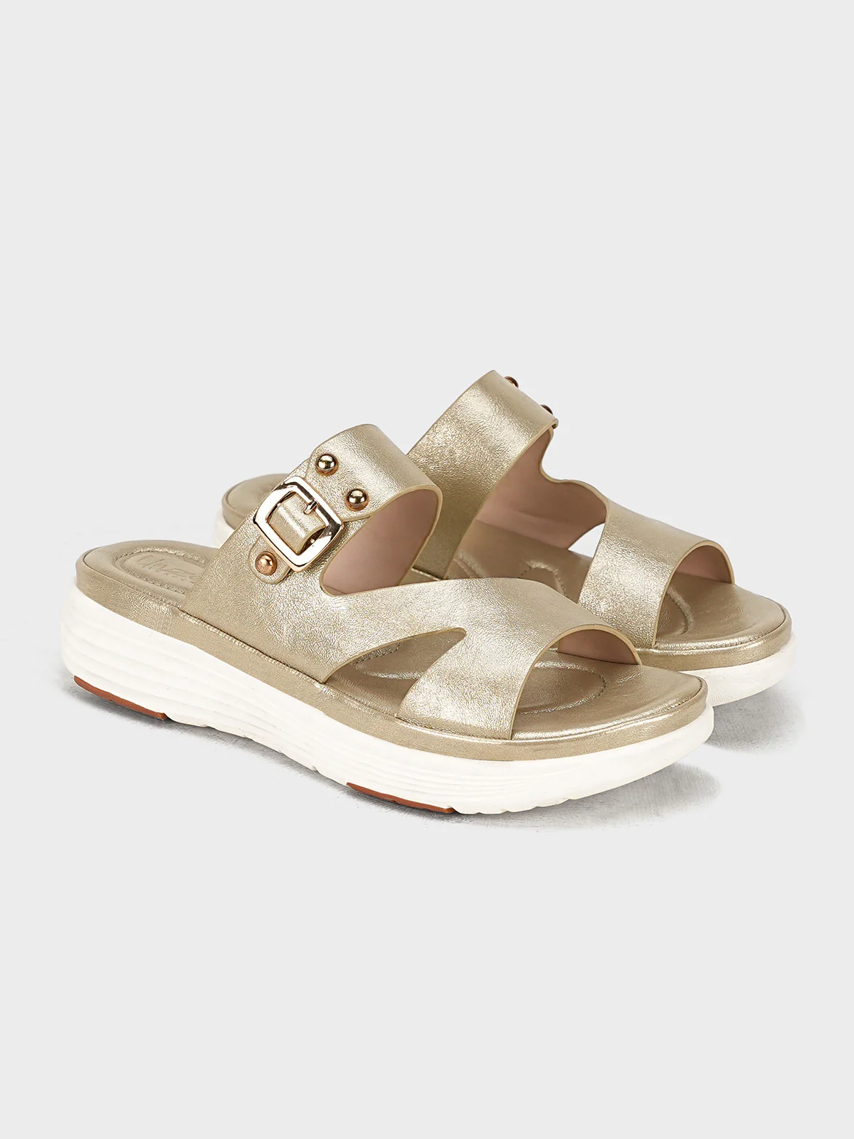 Women "AIDEHN" Wedge Slip On Slippers - Image 4