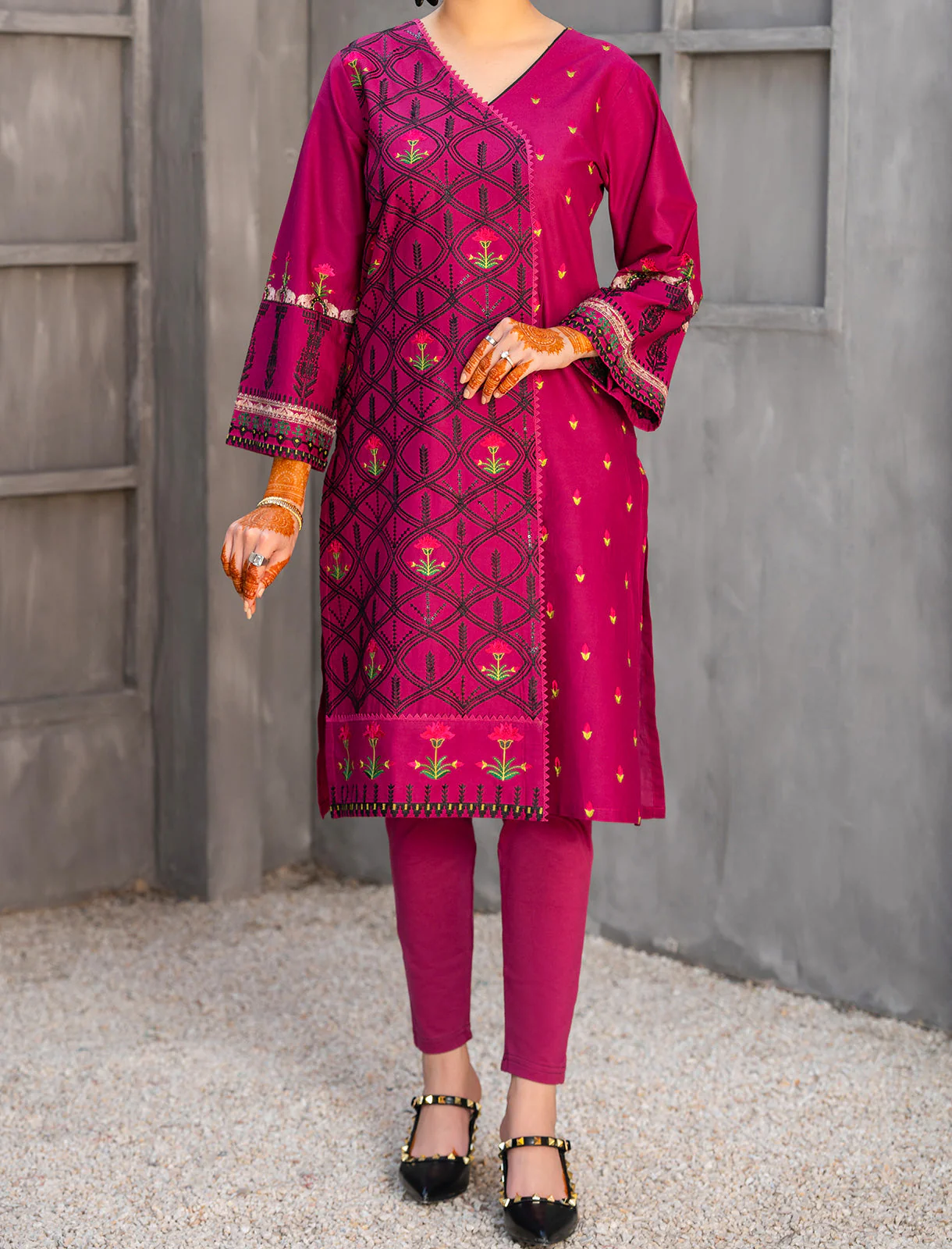 Women "AIYLA" Embellished Lawn Summer Shirt