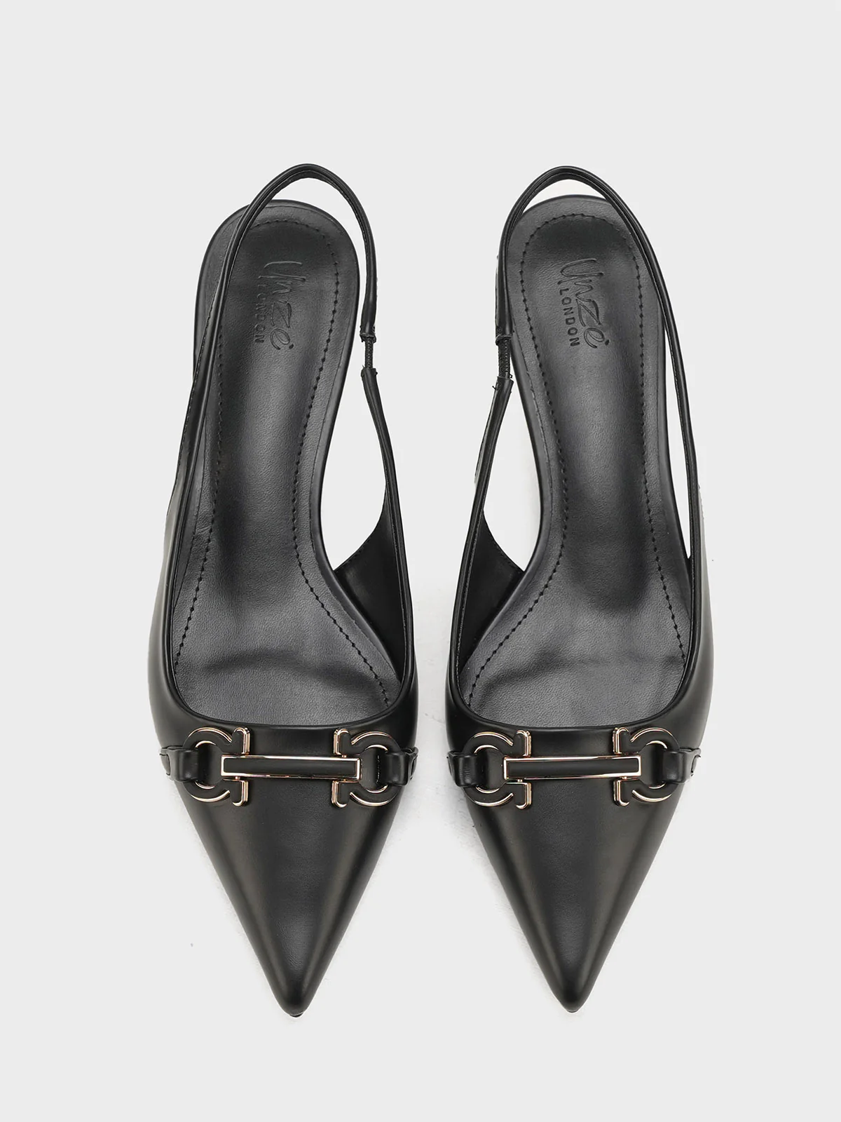 Women "ALAIA" Pointed Toe Slingback Sandals - Image 6