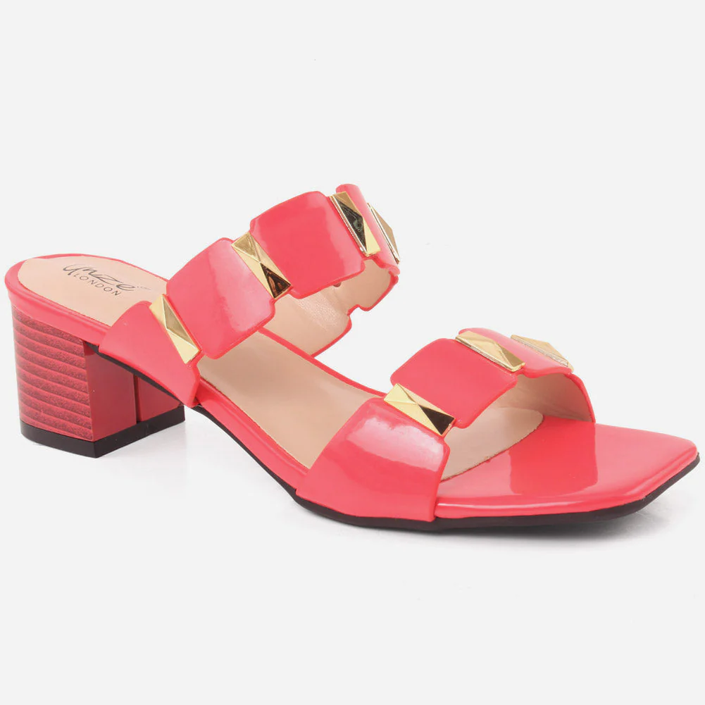 Women "ANDA" Two Strap Slip On Sandals