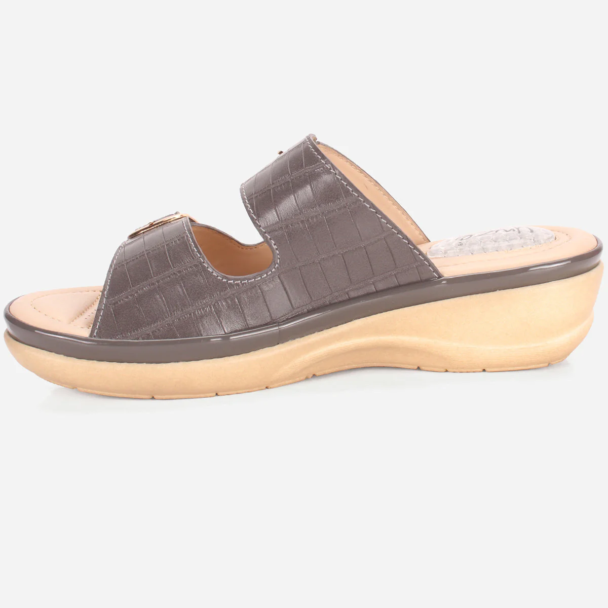 Womens "ZITOPA" Comfy Everyday Casual Wedge Slippers - Image 3