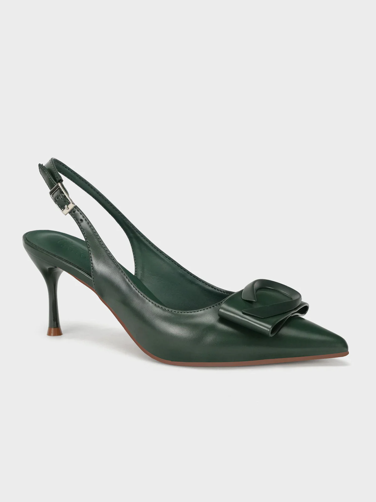 Women "ANNETTE" Pointy Back Strap Courts