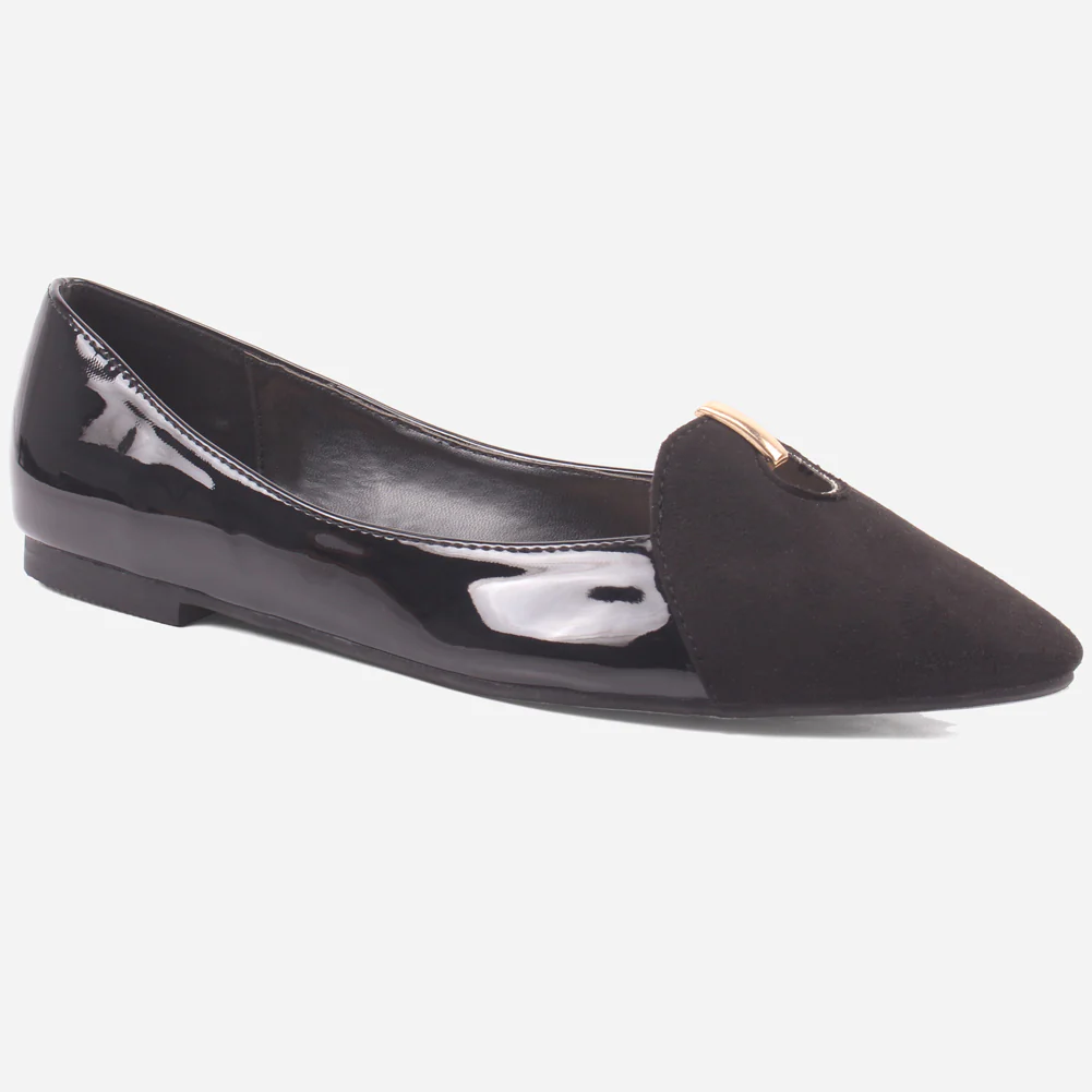 Women "ANNIE" Comfort Two Tone Pump Shoes