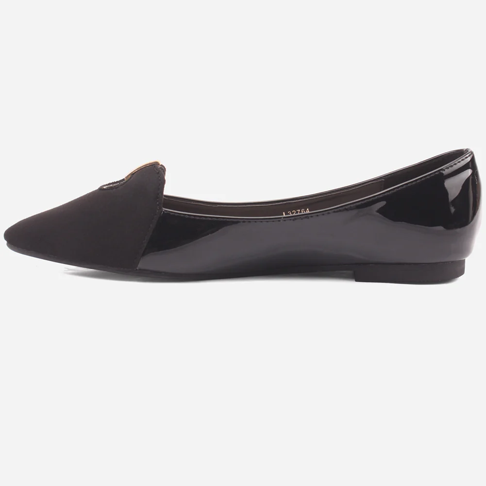 Women "ANNIE" Comfort Two Tone Pump Shoes - Image 3