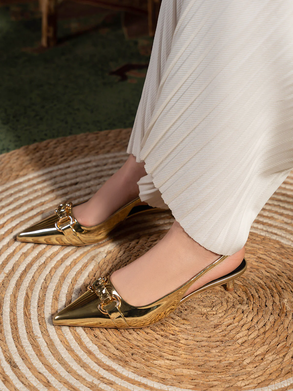 Women "ARIELLA" Fancy Low Heel Sandals - Image 9