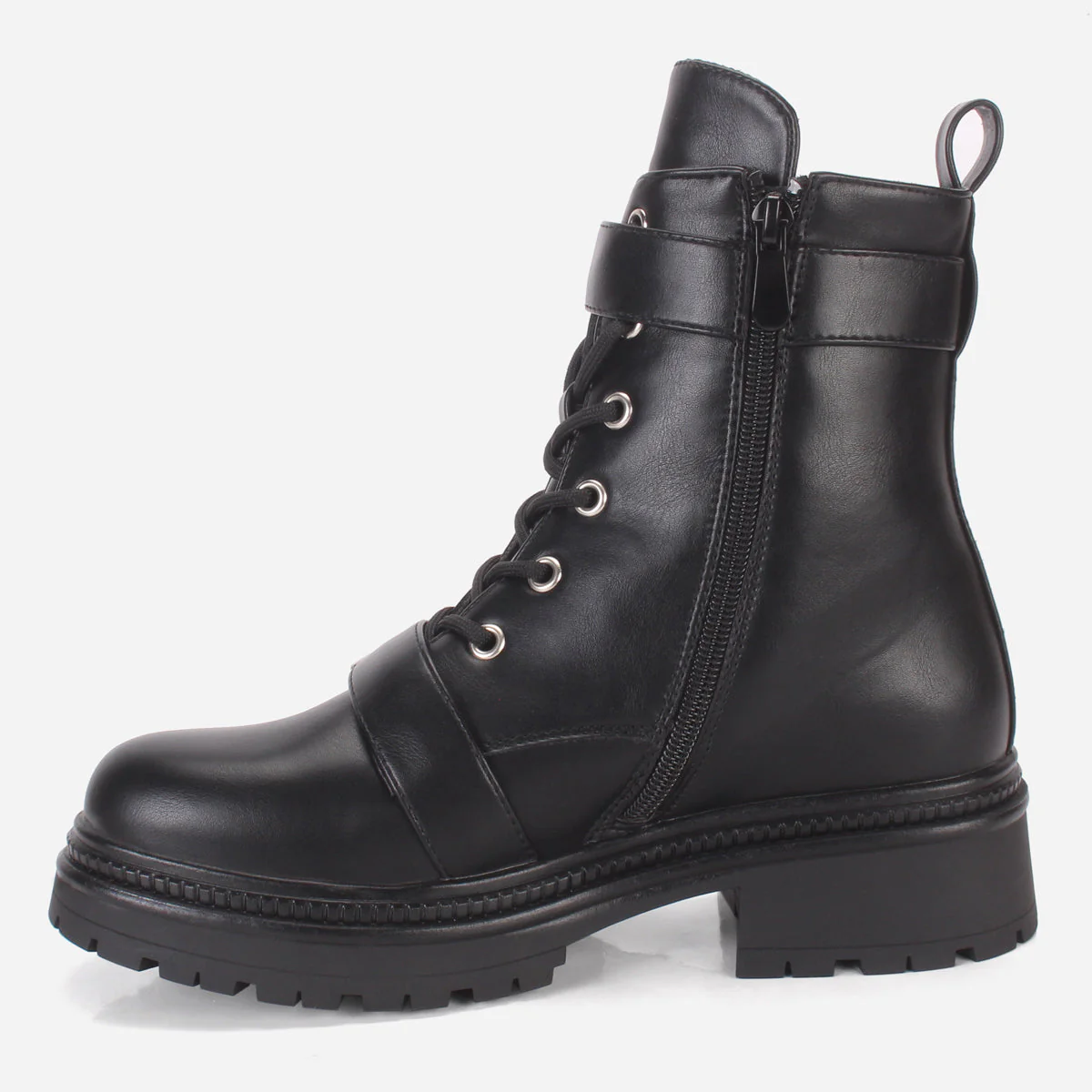 Women "AZALEA" Buckle Round Toe Ankle Boots - Image 3