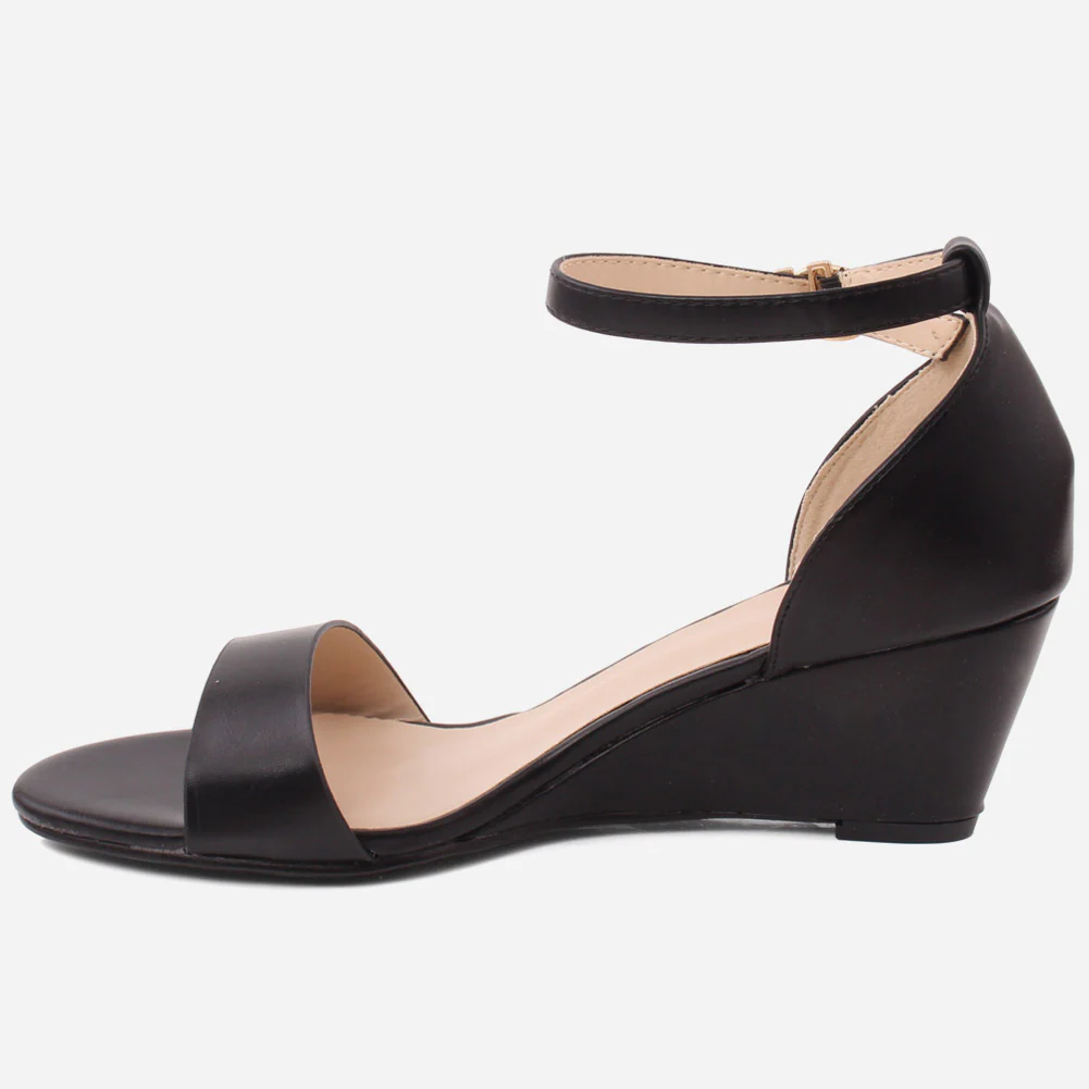 Women ‘Azeline’ Ankle Strap Wedge Sandals - Image 3