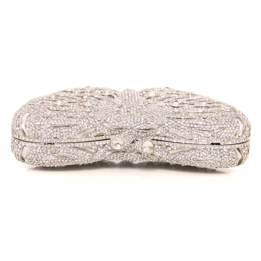 Women ‘Badden’ Diamante Embellished Evening Clutch Bag - Image 2