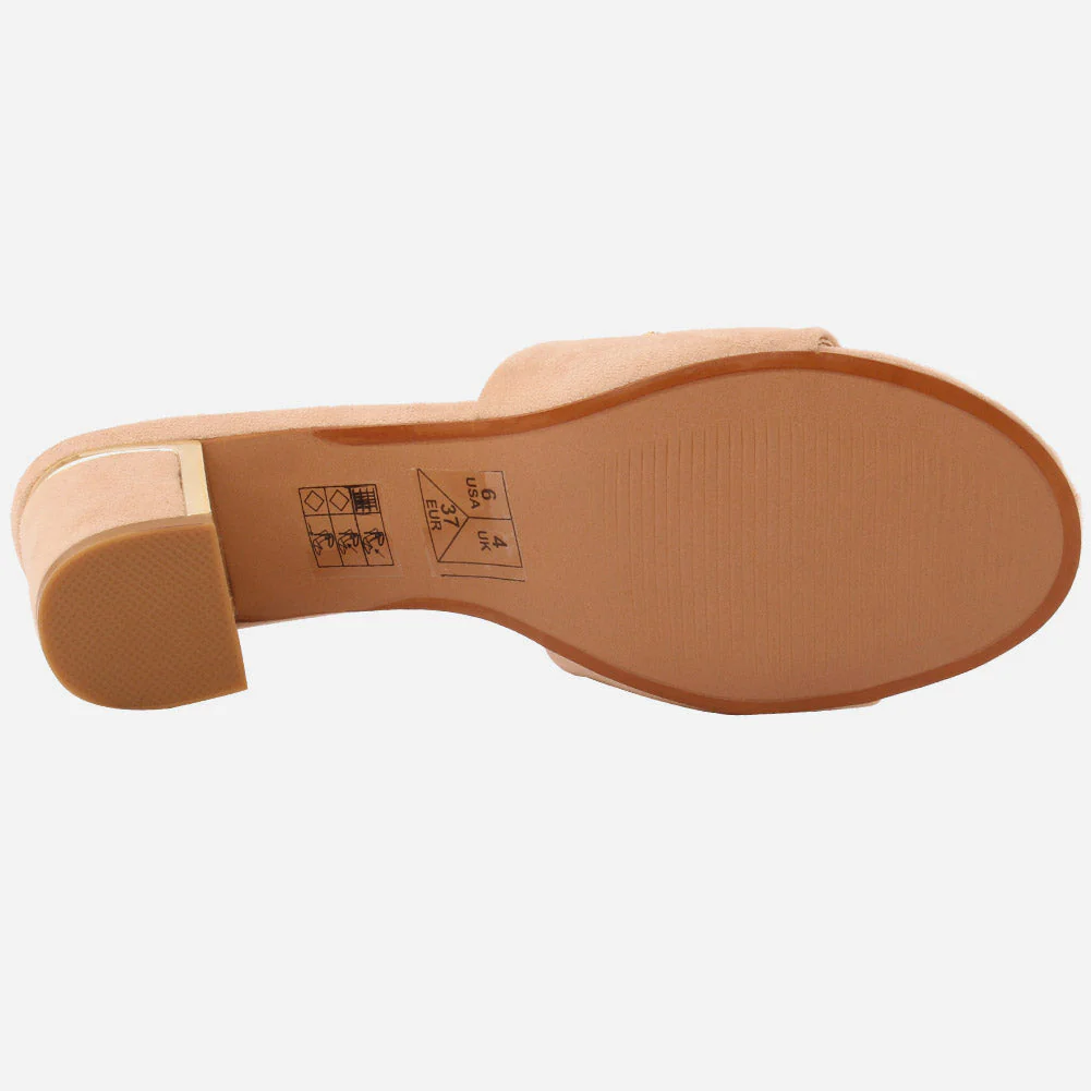 Women "Bea" Evergreen Block Heel Sandals - Image 5
