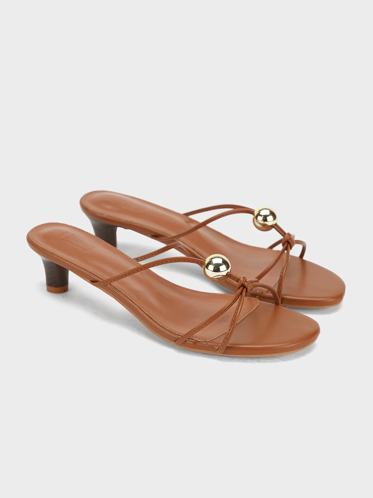 Women "BEATRIZ" Kitten Heel Slip On Sandals - Image 4