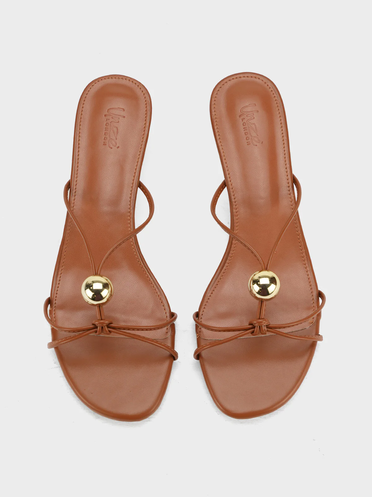 Women "BEATRIZ" Kitten Heel Slip On Sandals - Image 9