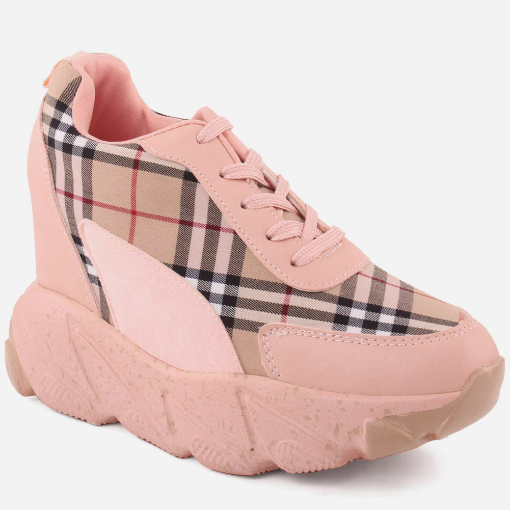 Women "BECKY" Chunky Lace Up Trainers