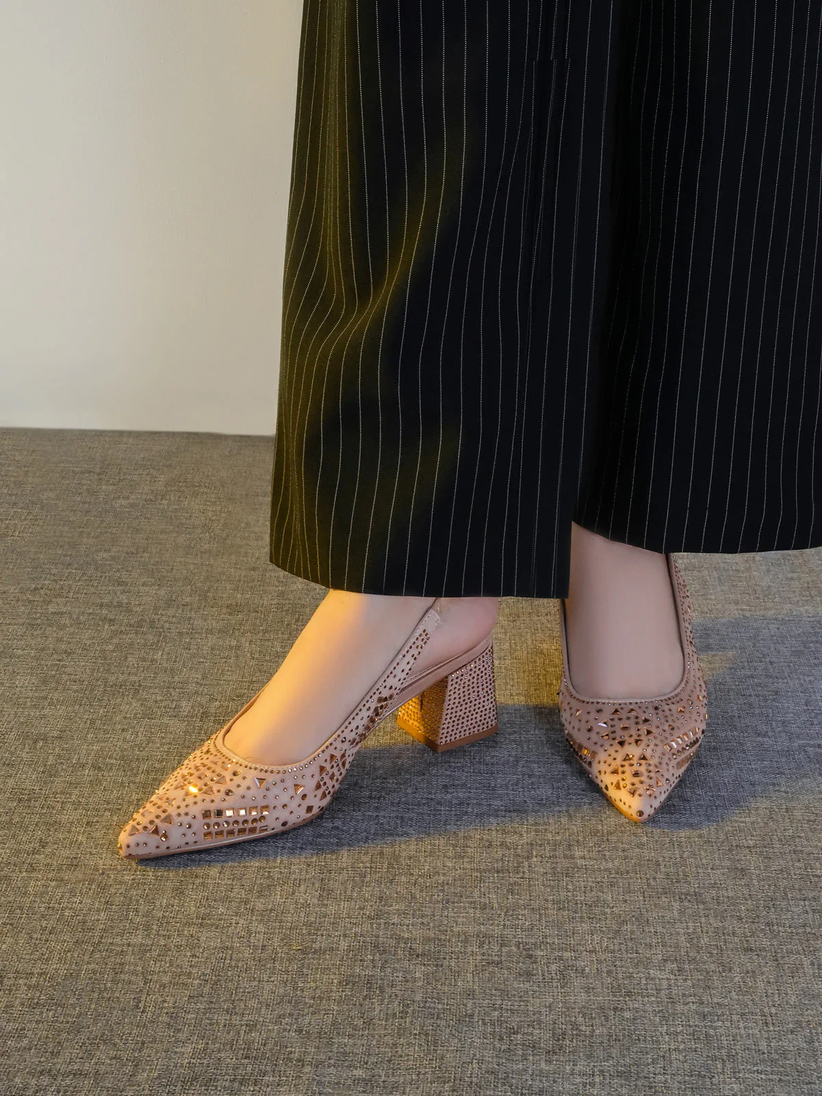 Women "BOLIVIA" Slingback Pointy Toe Sandals