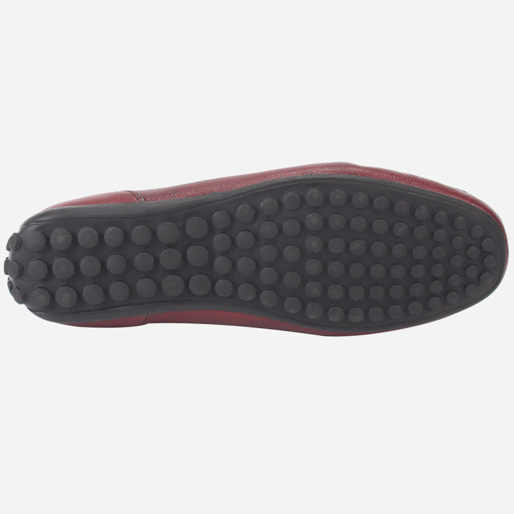Women "BORLA" Buckled Leather Moccasins - Image 5