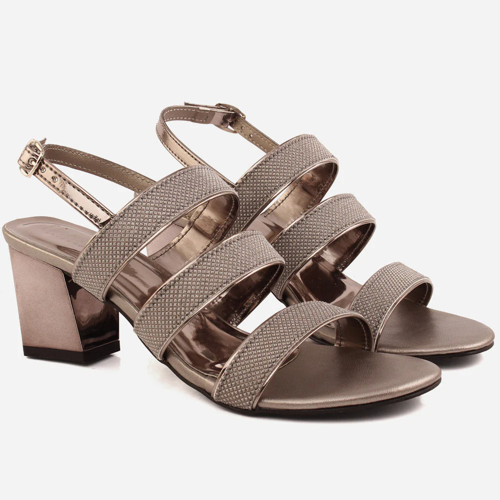 Women "Carmela" Formal Block Heel Sandals - Image 2