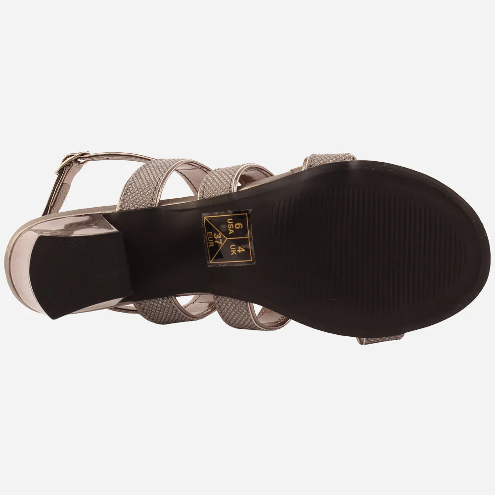 Women "Carmela" Formal Block Heel Sandals - Image 5