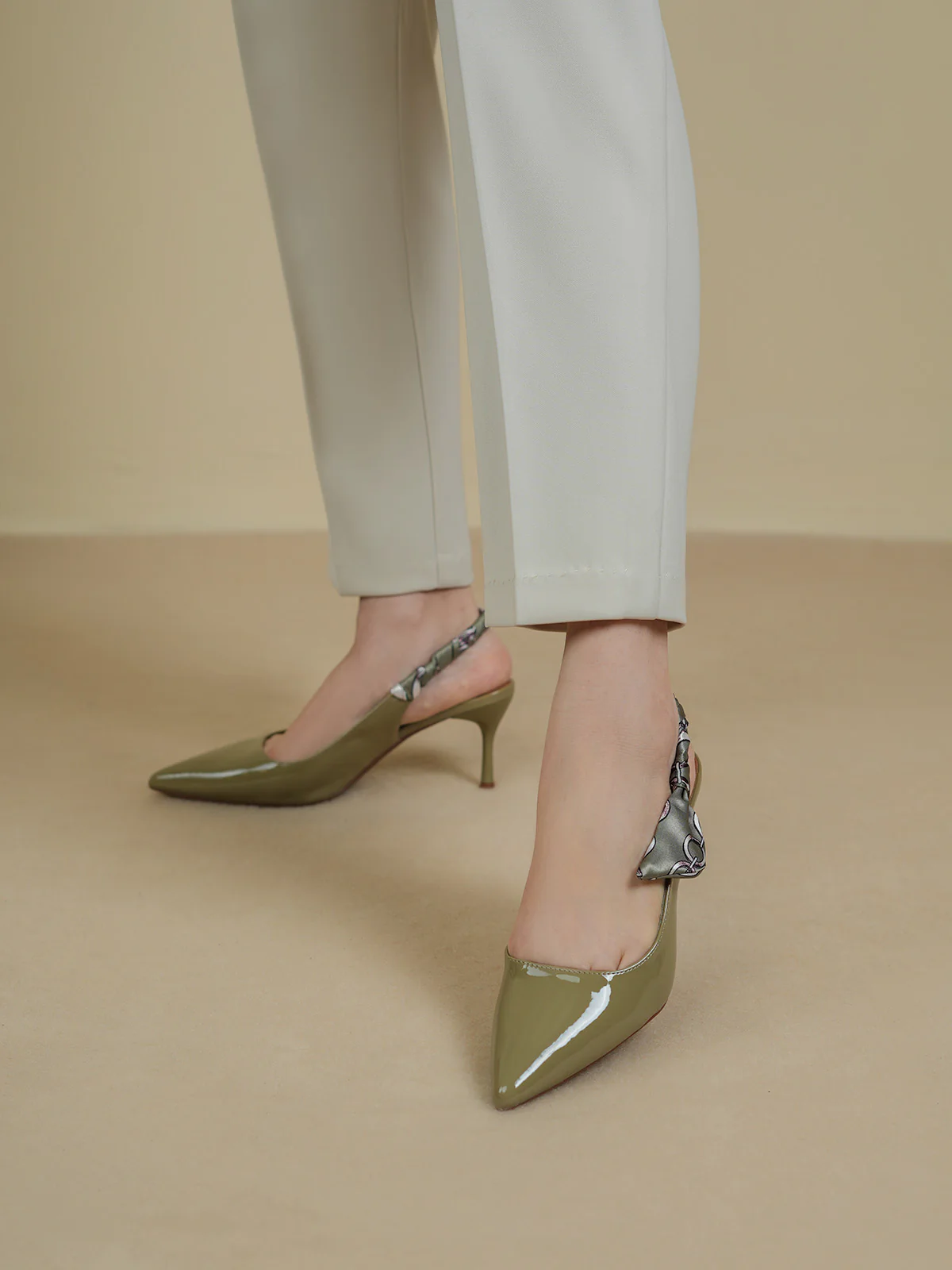 Women "CARXEN" Elegant Slingback Heels - Image 5