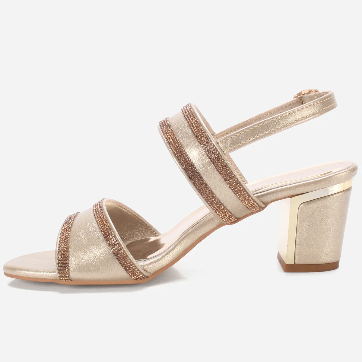 Women "CHAPIN" Shimmery Open Toe Sandals - Image 3