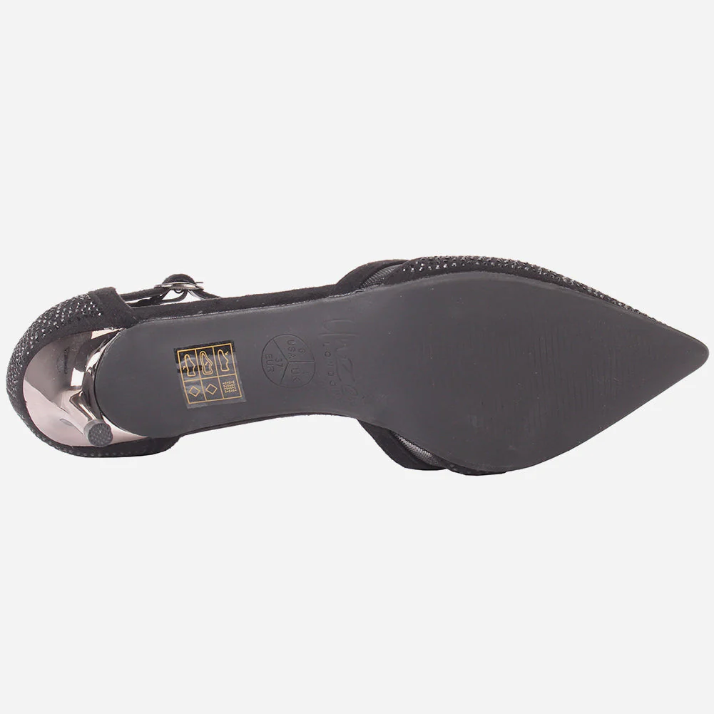 Women "COMET" Shiny Pointy Sandals - Image 5