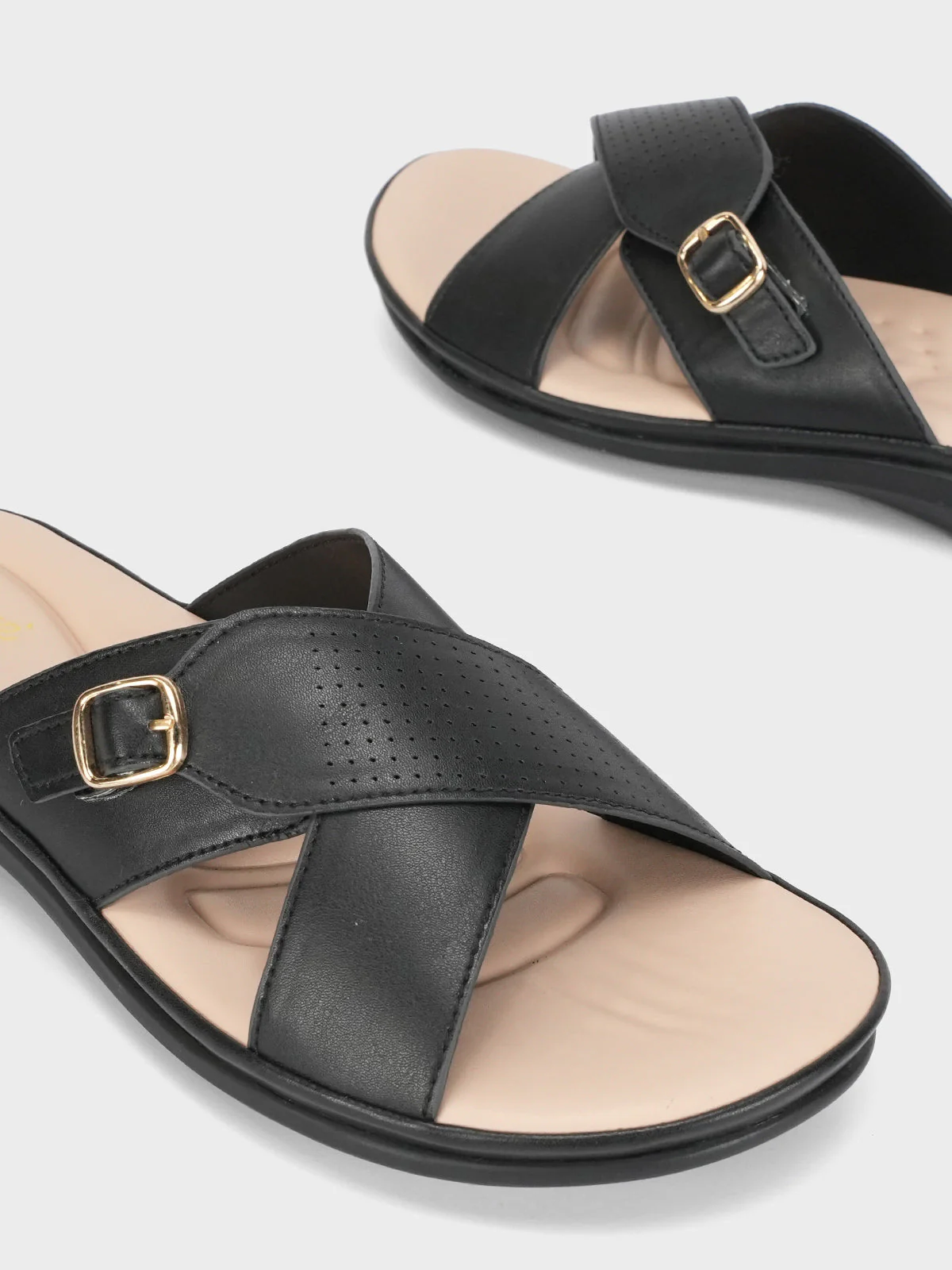 Women "CRESIDA" Crossover Comfy Flat Slippers - Image 4