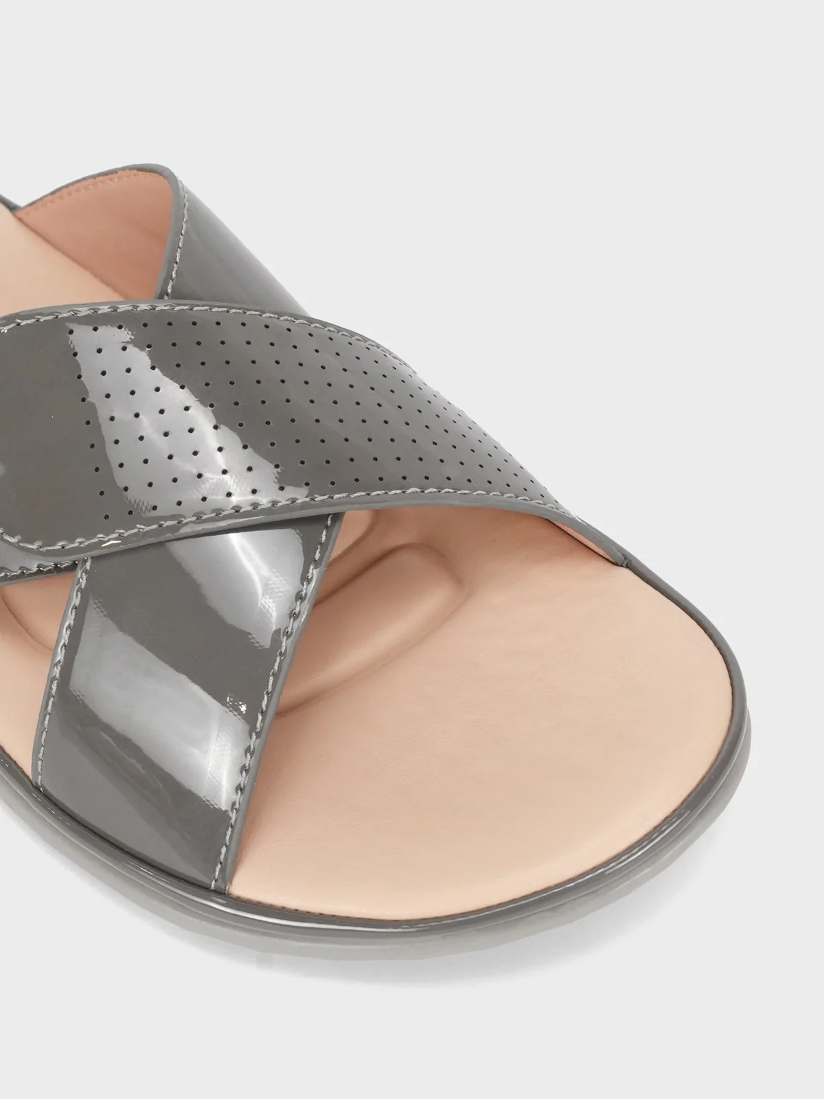 Women "CRESIDA" Crossover Comfy Flat Slippers - Image 4