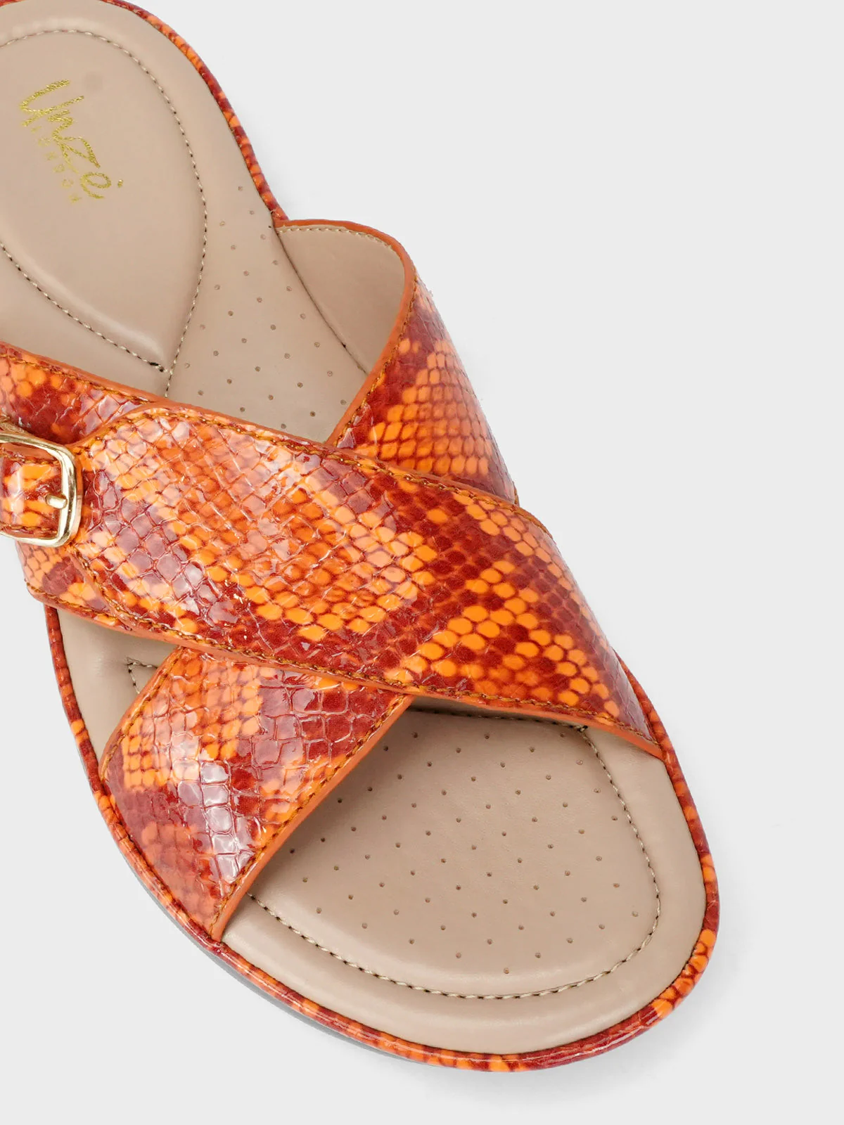 Women "CRESIDA" Crossover Comfy Flat Slippers - Image 4