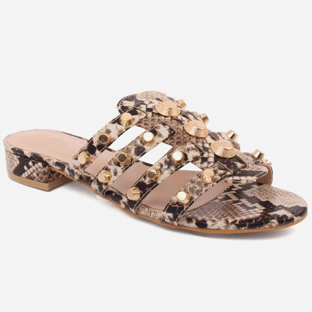 Women "DANIELE" Versatile Block Heel Slippers
