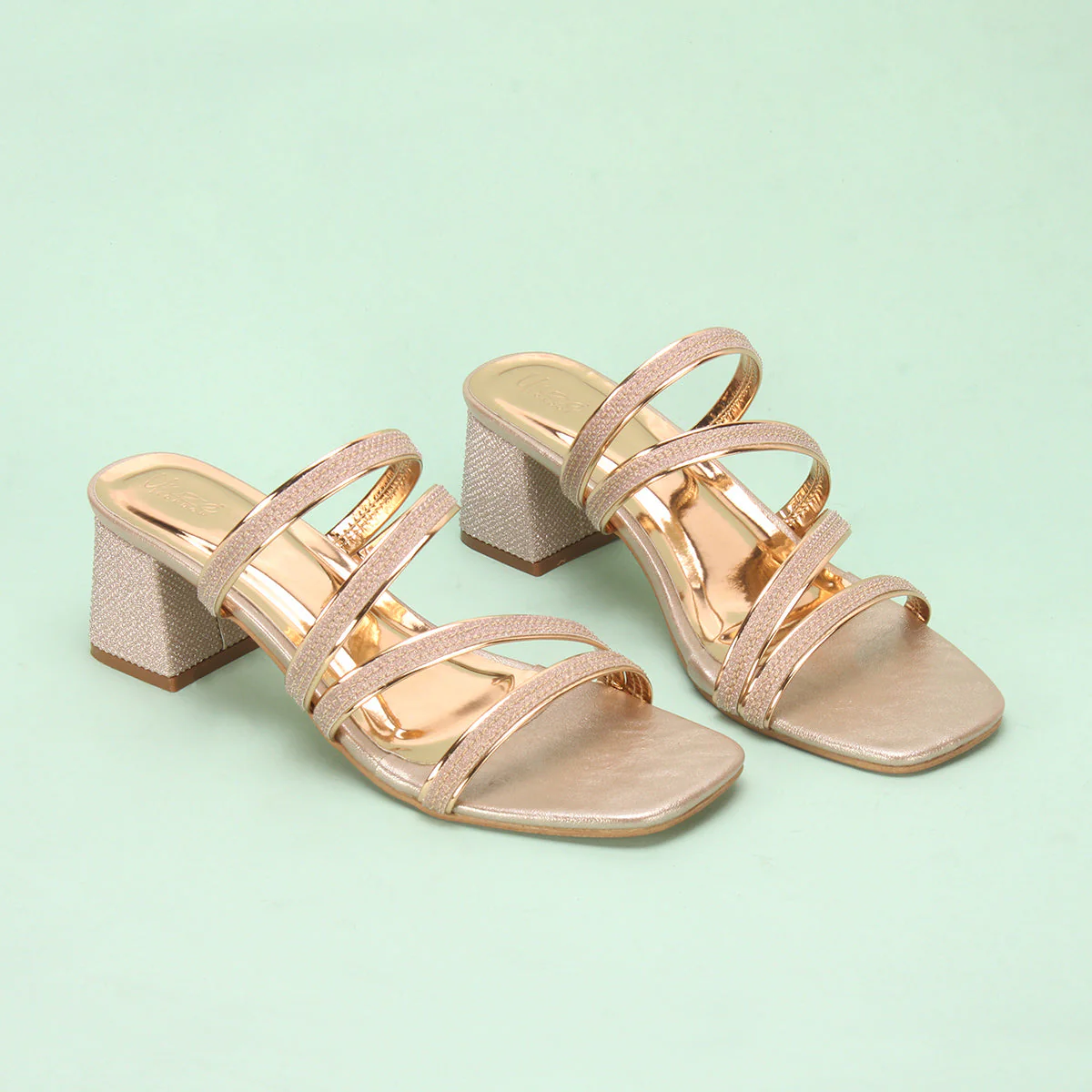 Women "DANIKA" Strappy Block Heel Sandals - Image 6
